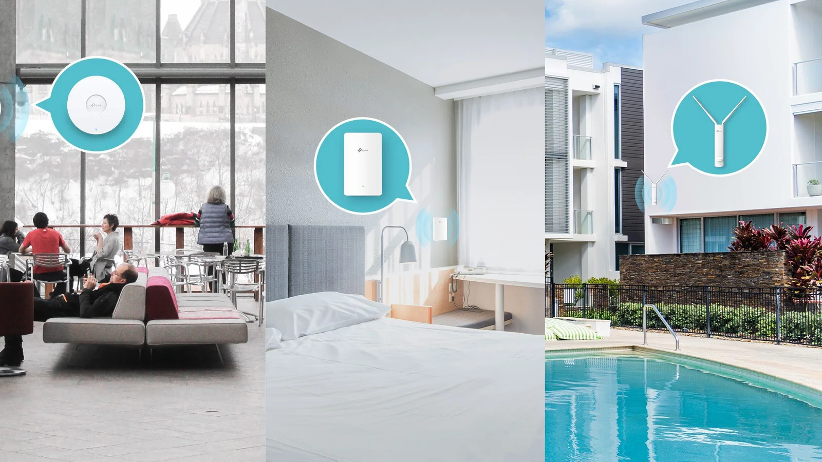 Oficina con Wi-Fi profesional